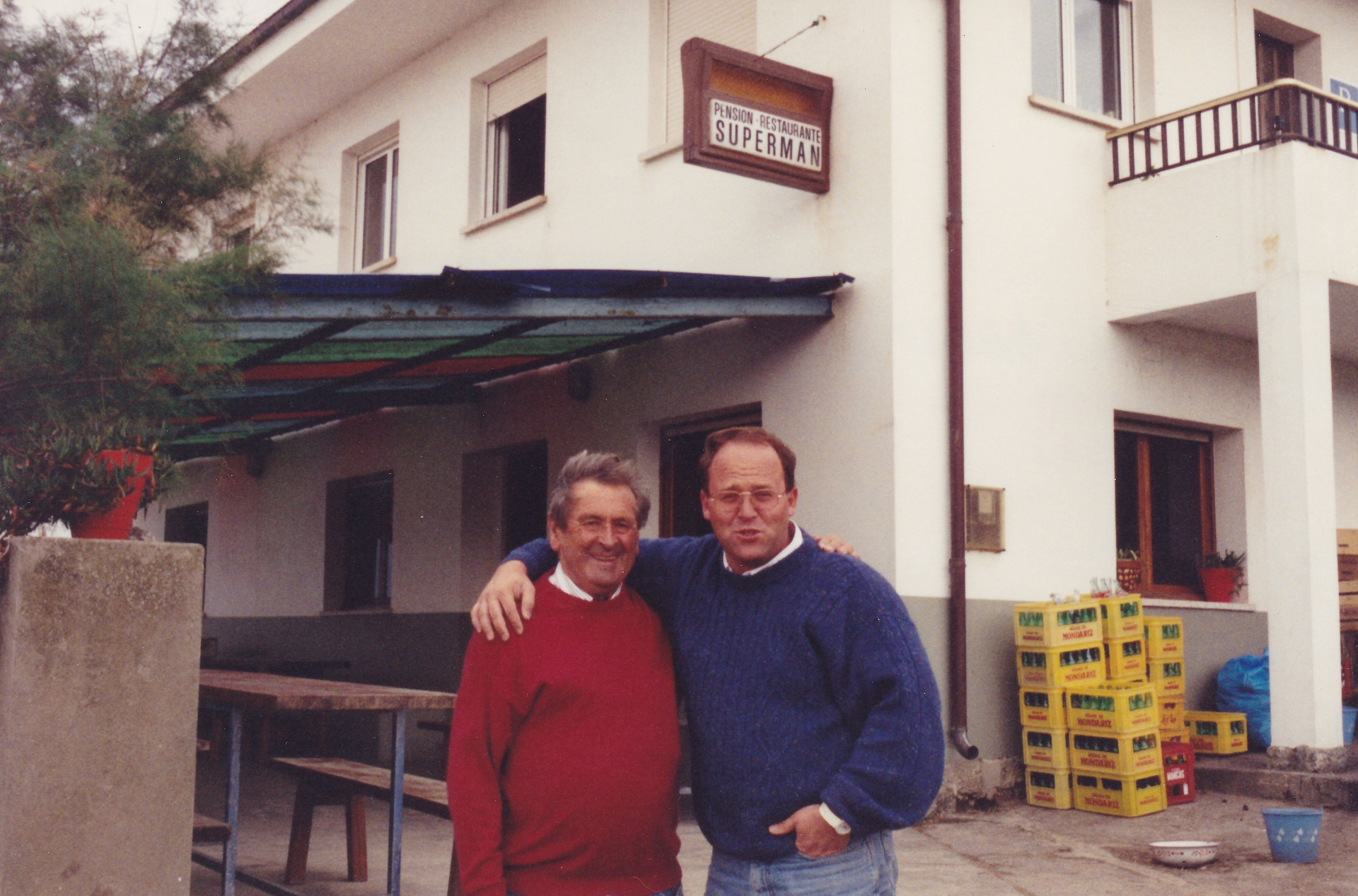Me and "Señor" Pepe, the owner of Hotel Superman — home to mineral collectors from all over the world. Years later, Pepe's nephew Miguel took over the hotel (bottom right) and carried on the tradition. They were truly amazing people.